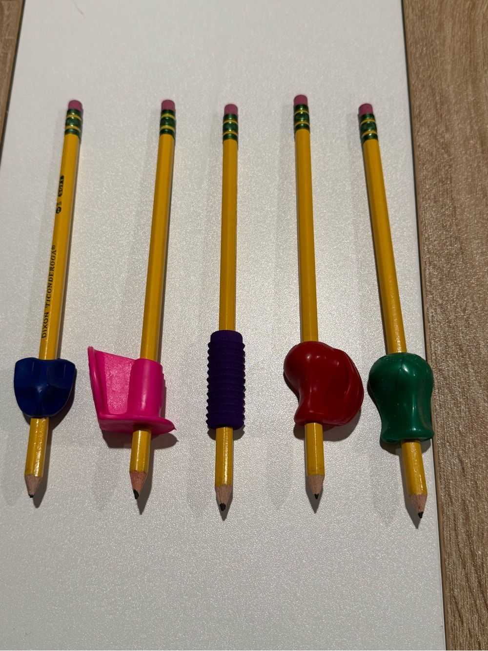 Kids Pencil Grip Set - Assorted colors and styles 66 total